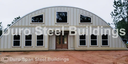 DuroSPAN Steel 51'x20'x17' Metal Quonset DIY Home Building Kits Open Ends DiRECT
