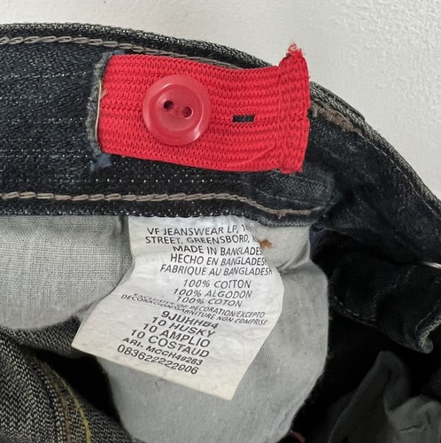 Wrangler Boys Husky Cargo Jeans Adjustable Waistband Loose Thigh Size 10 New - Picture 8 of 9