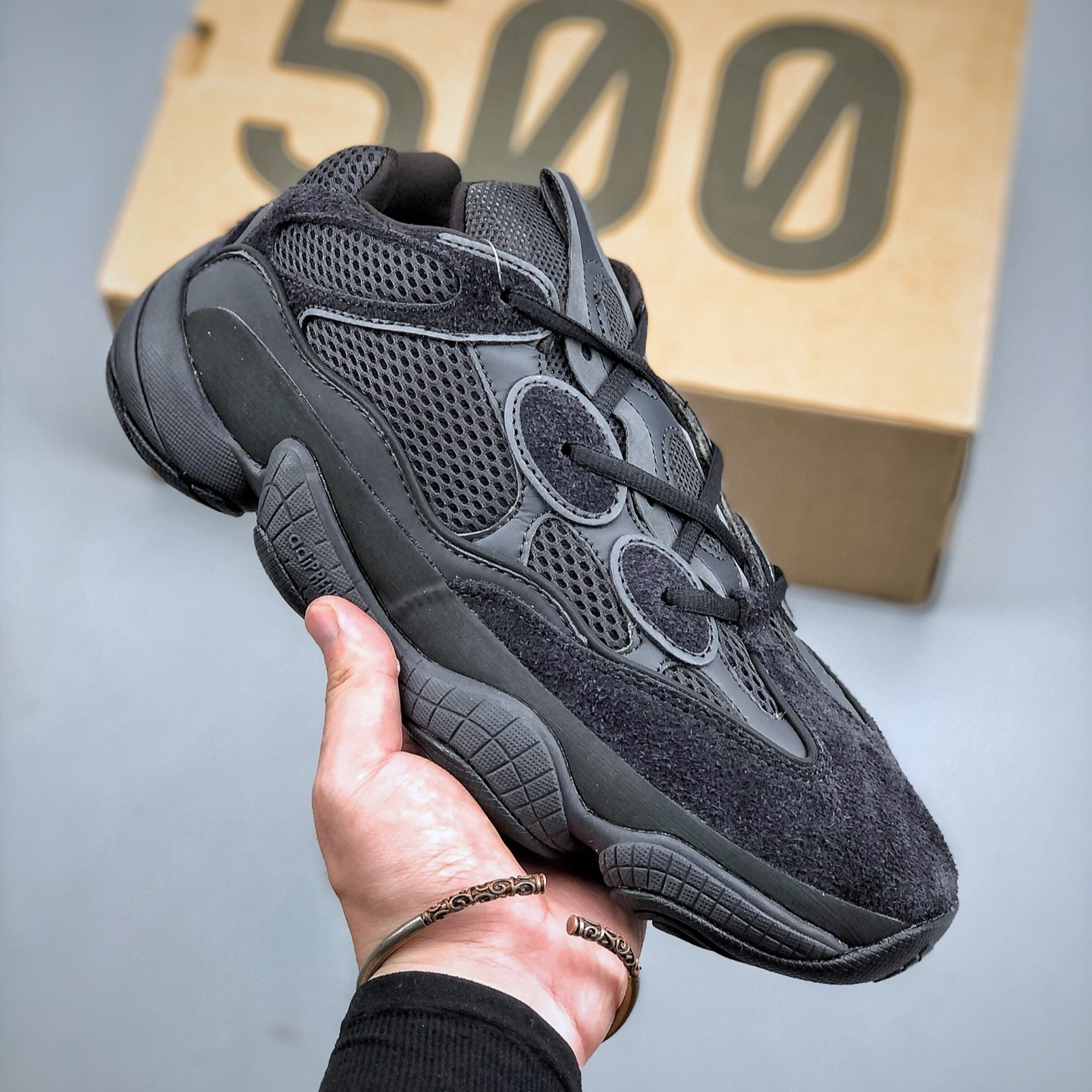 adidas Yeezy 500 Utility Black Men's - F36640