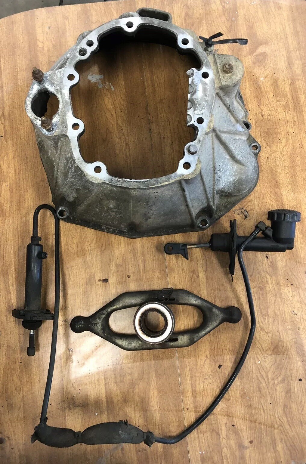 Jeep TJ Wrangler AX15 or NV3550 Bell Housing 4.0L 6 Cylinder w Slave 94