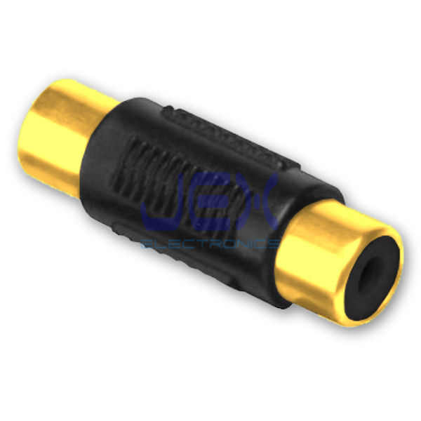 10X Gold Plated RCA Phono Female to Female Connector/Coupler For Audio/Video LOT