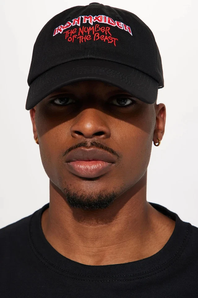 Iron Maiden The Number Of The Beast Adjustable Hat Cap Embroidered - Image 3 of 4