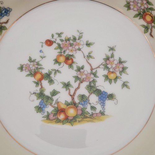 Morimura Noritake Vintonia Salad Bowl 7.5” Fruit Gold Trim Japan Vintage EUC - Picture 6 of 12