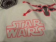 Star Wars Gray Red 100 Polyester Twin Flat  Fitted Sheets and Pillow Case