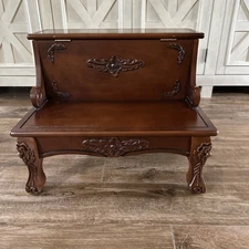 “Touch of Class”Victoriana Wooden Bed Steps Natural Cherry One Size - Handcraft