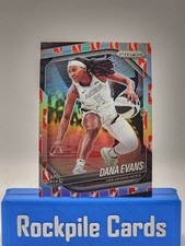 2025 Panini Prizm WNBA - Dana Evans #33 WNBA Logo Silver Prizm
