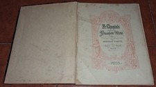 FRYDERYK CHOPIN SÄMTLICHE PIANOFORTE WERKE BAND III ED. PETERS SPARTITO 1900