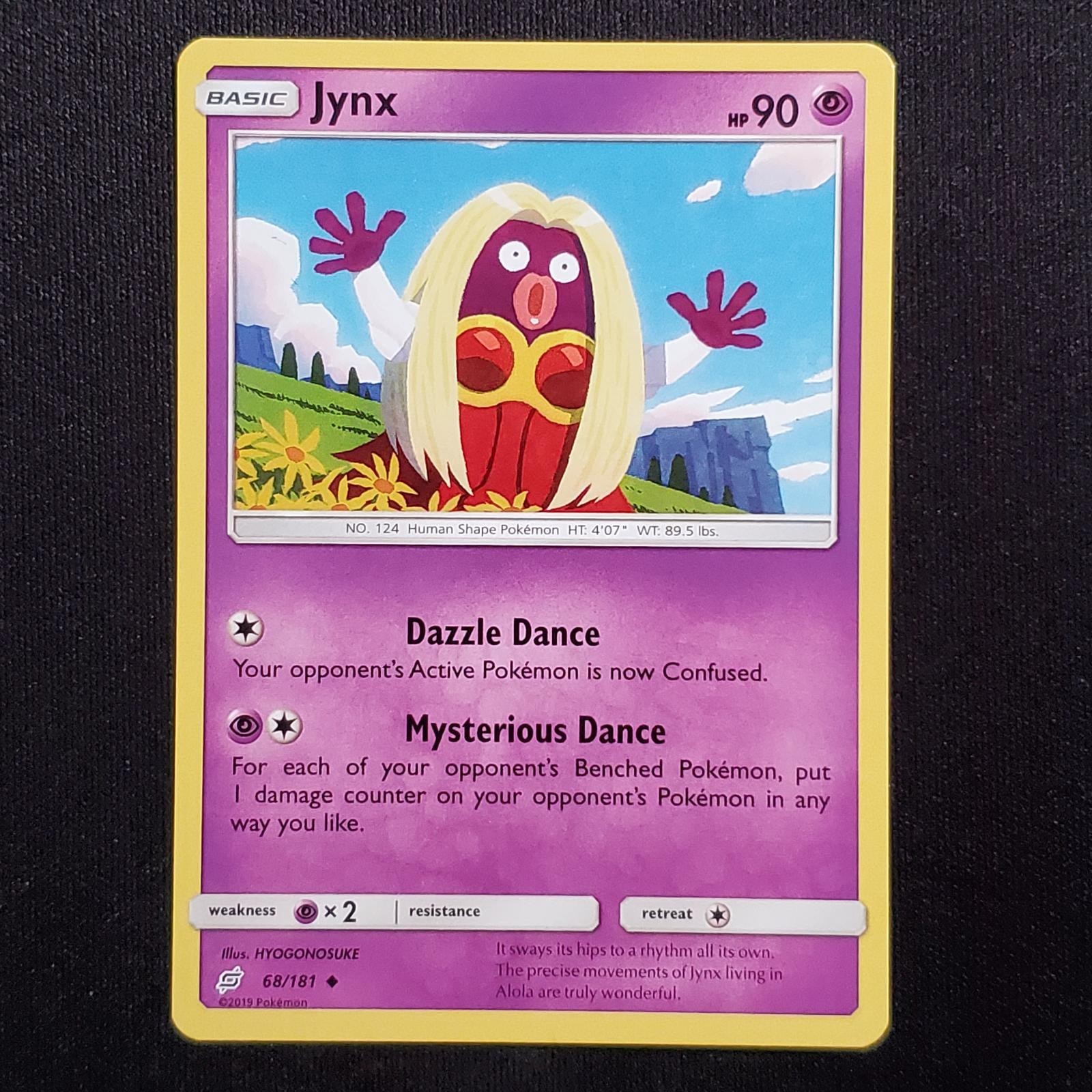 Jynx 68/181 Uncommon Team Up Pokemon Lightly Played