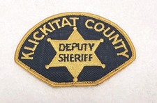 Klickitat County Washington Sheriff Shoulder Patch 