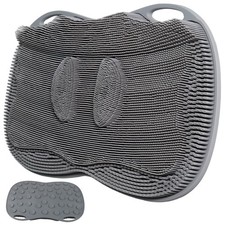 XL Silicone Shower Foot Scrubber Mat with Suction Cups, Foot Washer for Showe...