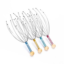 Head Massager Scratcher Neck Massage Scalp Relax Calm Stress Relief Octopus
