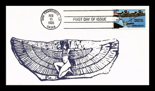 DR JIM STAMPS US COVER TRANSPACIFIC AIR MAIL 50TH ANNIVERSARY FIRST DAY ISSUE
