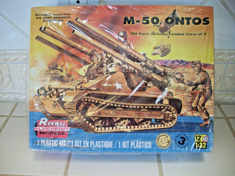 Revell Renwal M-50 Ontos Tank Destroyer Army Model Kit 1:32