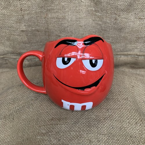Red M&M Character 3D Face Mug M&M's World 2016 Large Cup - Oversize 1 ...
