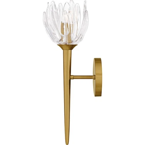 Brushed Gold  Wall Sconce from the Shea Collection - Picture 4 of 5