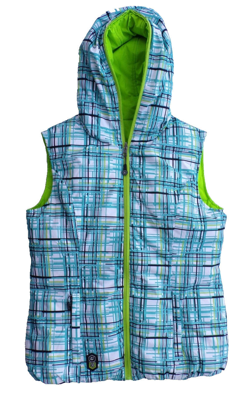 Killtec Level 3 Reversible Hooded Down Puffer Ves… - image 1