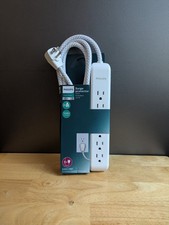 Philips 6-Outlet USB Surge Protector Home Power Elite 4ft Cord