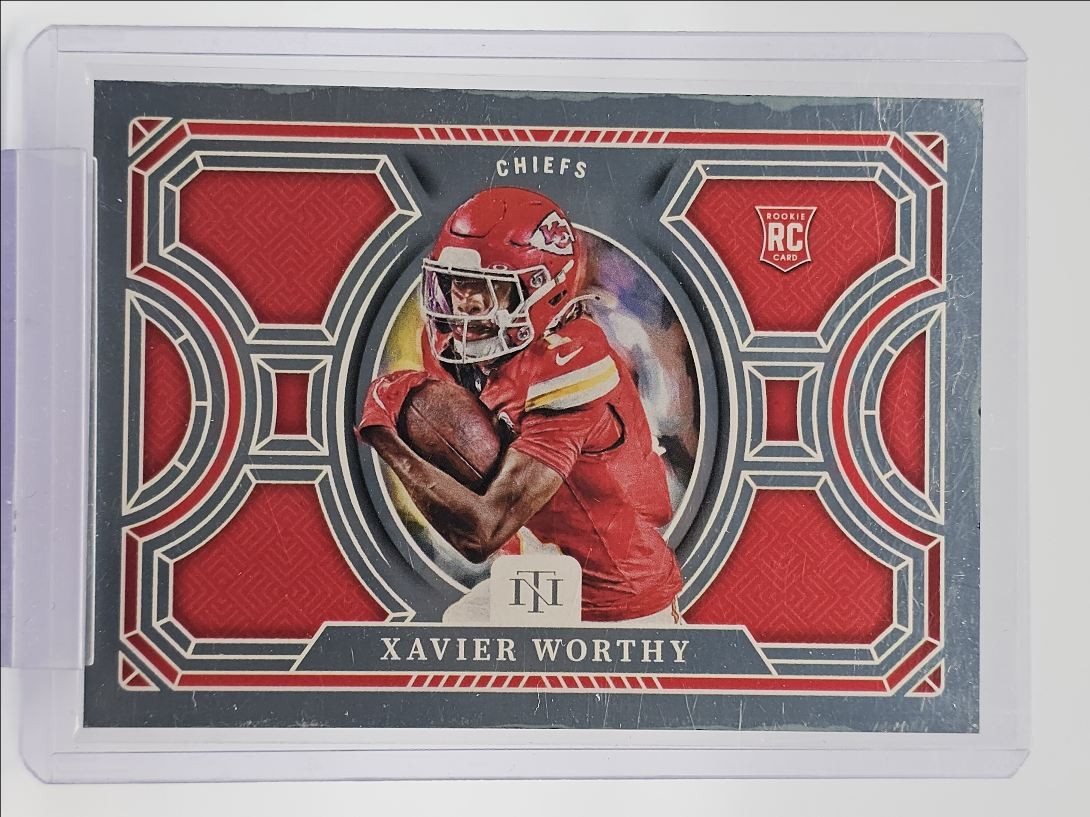 Xavier Worthy Panini National Treasures Treasure Hunt #11 Base