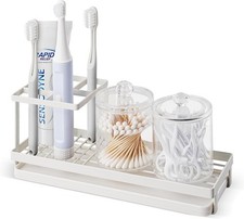 Toothbrush Holders for Bathrooms, 4 Slots Rustproof Metal Tooth Brushing