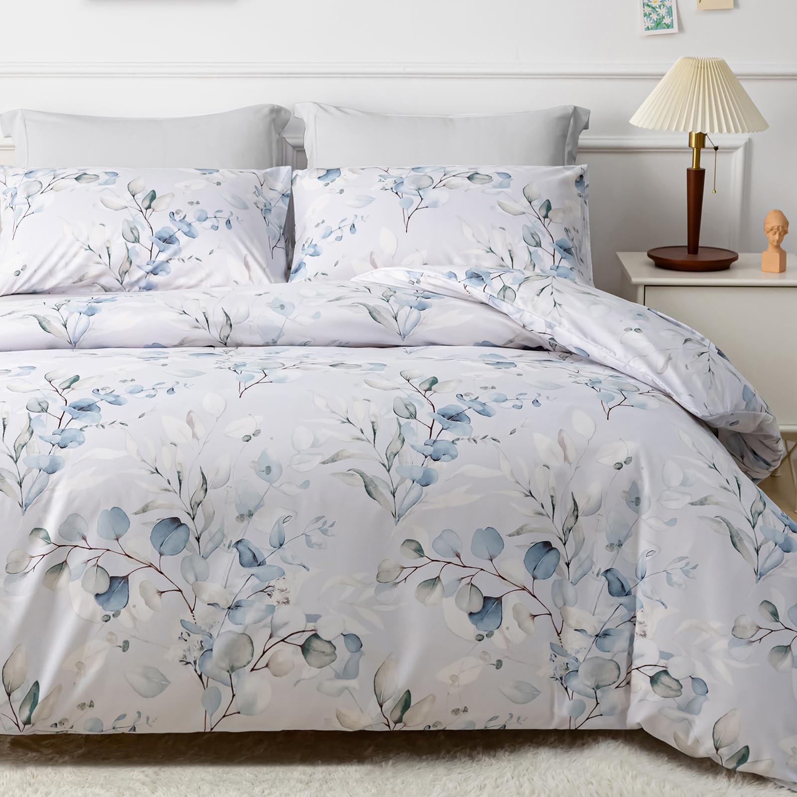 Lazzaro Home Feel The Difference Lazzaro King Size Duvet Cover Sets - Premium Microfiber Reversible Kingsize Duvet Cover Sets - Ultrasoft Hypoallergenic Luxury Quilt Cover King Size - Image 4