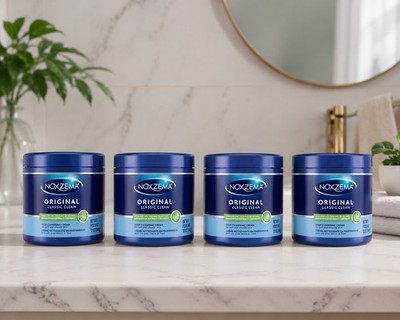 4 PACK) Noxzema Classic Clean Original Deep Cleansing Cream  2 Ounce Jar