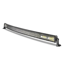 LED Light Bar Curved, 396W Quad Row LED Driving Lights Spot Flood 54 Inch