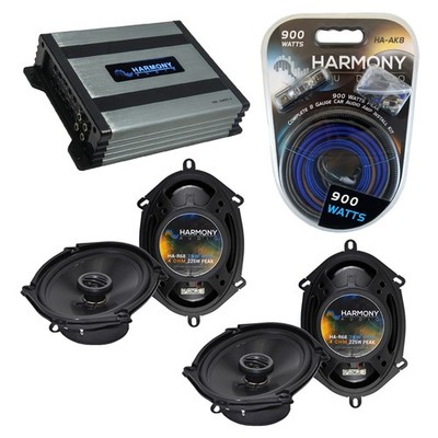 Fits Nissan Quest 1993-2006 Factory Speaker Upgrade Harmony (2) R68 & HA-A400.4