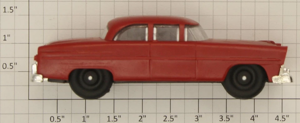 Lionel 6414-25 Red Repro Automobile with Chrome Bumpers - Image 2 of 4