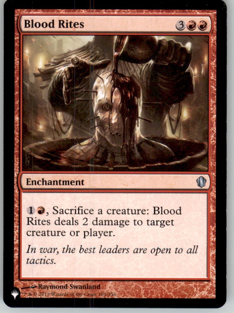 MTG - Blood Rites - The List Reprints - 101/356 - Uncommon - LP | eBay