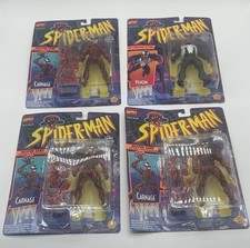 TOYBIZ MARVEL SPIDER-MAN 1994 SERIE ANIMADA VENENO Y CARNICERÍA LOTE