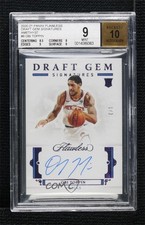 2020 Flawless Draft Gem Signatures Amethyst 1/3 Obi Toppin BGS 9 MINT Auto 3d3