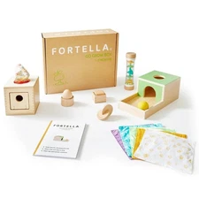 Fortella Baby Go Grow Box sensory developmental baby toy for 7-9 Months Activity