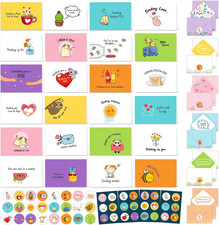 24 Pack Assorted 6X4In Funny Thinking of You Cards Envelopes