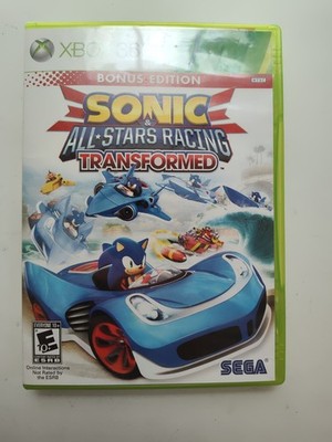 Sonic & All-Stars Racing Transformed Bonus Edition (Xbox 360, 2012) CIB Tested!