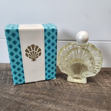 1990 Avon Vintage Skin So Soft Bath Oil 4.5 oz Limited Seashell Glass Decanter