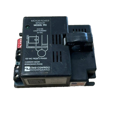 LOAD CONTROLS INC TP-2 Motor Power Sensor 120VAC 4-20mA Output NEW OLD STOCK