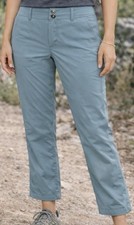 Prana Halle Roll-Up Hiking Pants Sage Green Womens 8 Outdoor Gorpcore Nature
