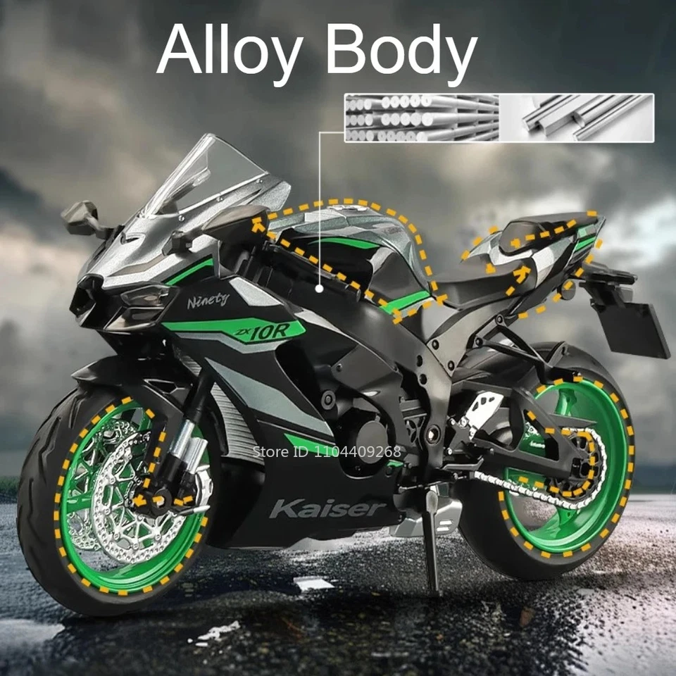 JakeSpecial – Kawasaki ZX-10R 1:12 Scale Miniature Model - Photo 3/4