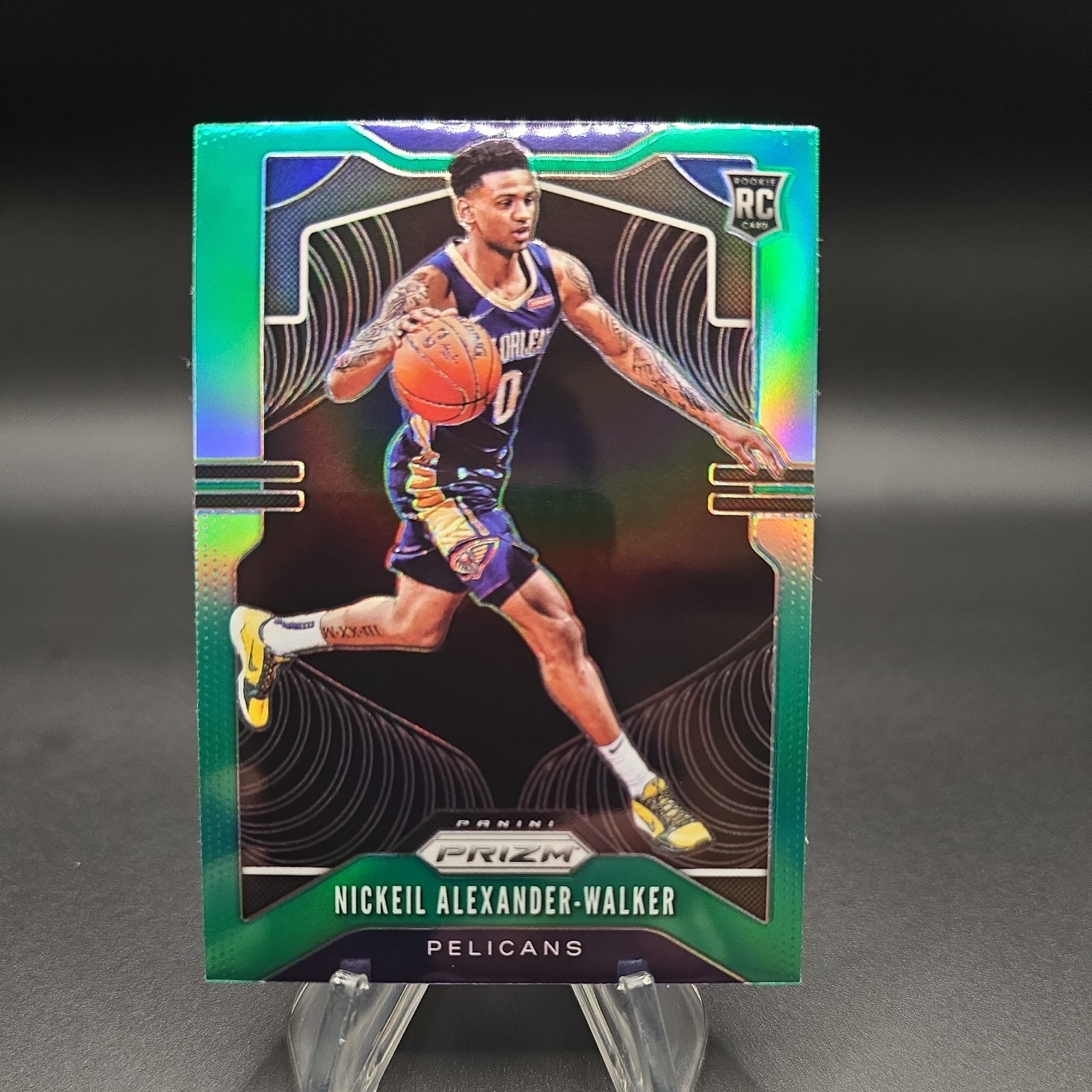 2019-20 Panini Prizm Nickeil Alexander-Walker Green Prizms Rookie RC #263