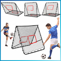3-In-1 FußBall RüCkprallnetz TrainingsgeräT FüR Passspiel & Ballkontrolle