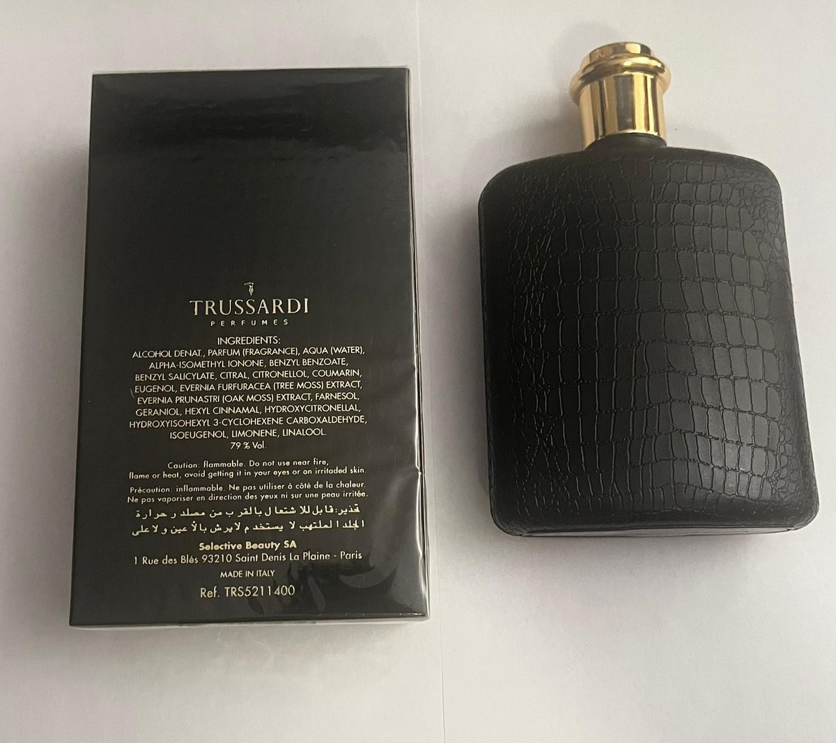 Trussardi Uomo 100 ml EDT Spray Old Version 1983 Shipping With