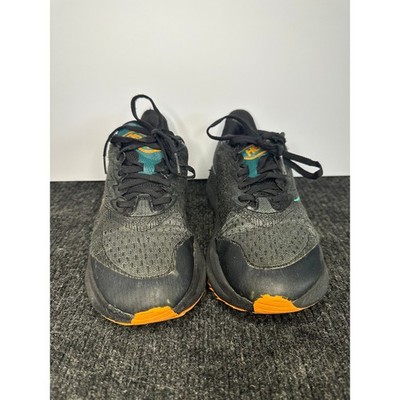 Hoka Mach 6 Mens 6 Black Tangerine Lightweight Athletic Running Shoes