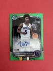 Wesley Yates III 2025-26 Bowman Chrome Prospects 1st Auto Green /99