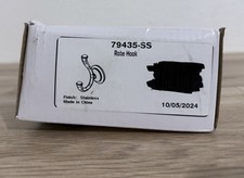 New Delta 79435-SS Linden Double Robe Hook   Brilliance Stainless Finish - NIB