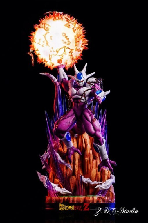 cooler dragon ball z resina, pintada a mano, 40cm, numero serie, iluminacion led