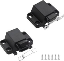 Self-Closing Push to Open Door Latch Cabinet Hardware 2 Pack Push Latches Loc