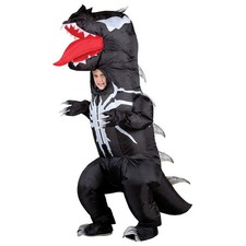 Mens Halloween Inflatable Costume Venom Tyrannosaurus Air Blow up Boy Costume