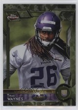 2015 Topps Chrome Rookies STS Camo Refractor /499 Trae Waynes #104 0q3