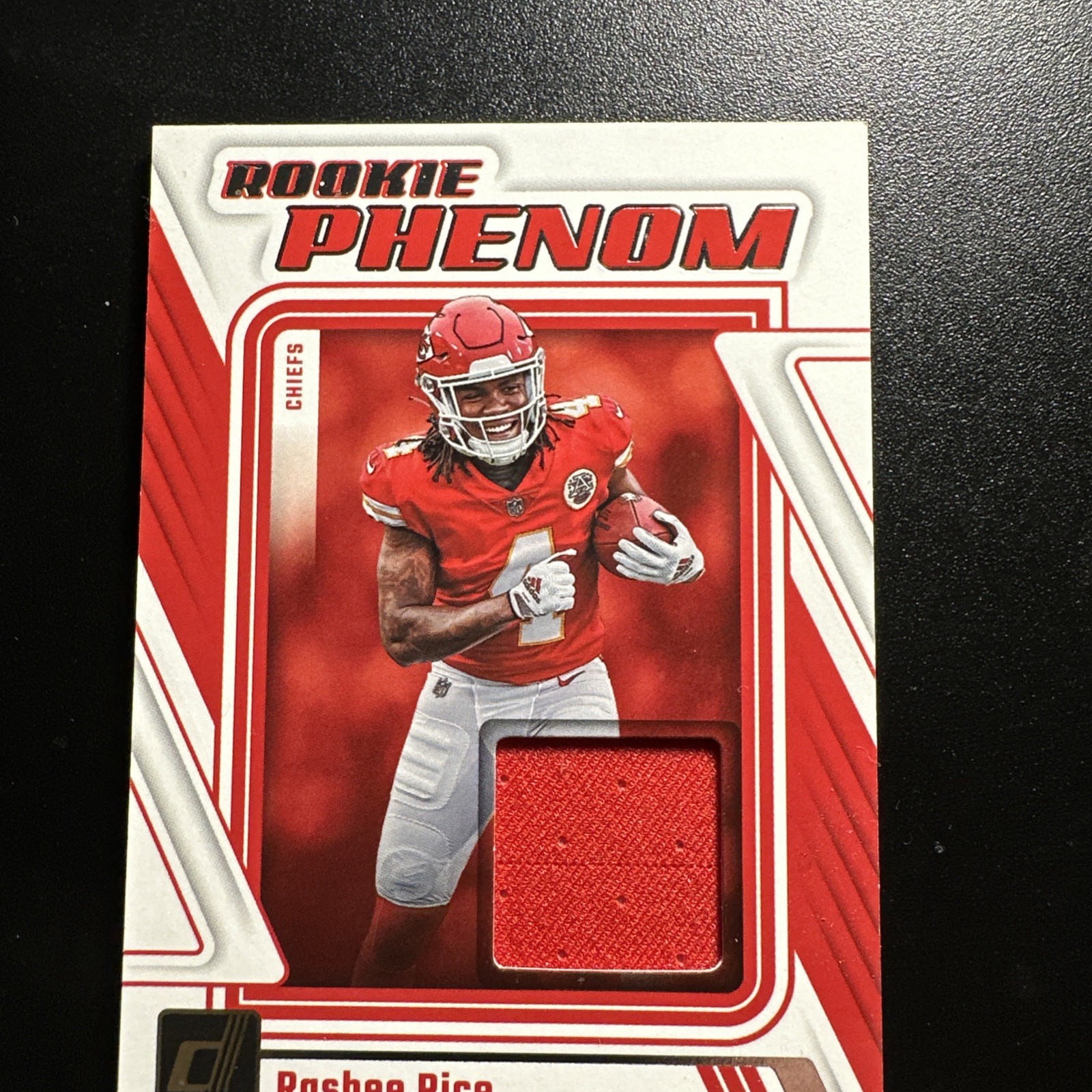 Rashee Rice Panini Donruss Rookie Phenom Jerseys #RPJRRIC Base