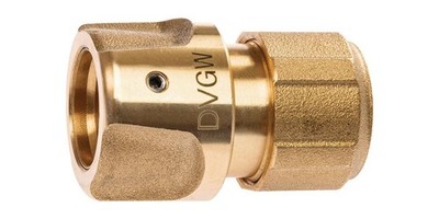GEKA Schlauchstück plus KTW Messing Schlauchgröße 13 mm